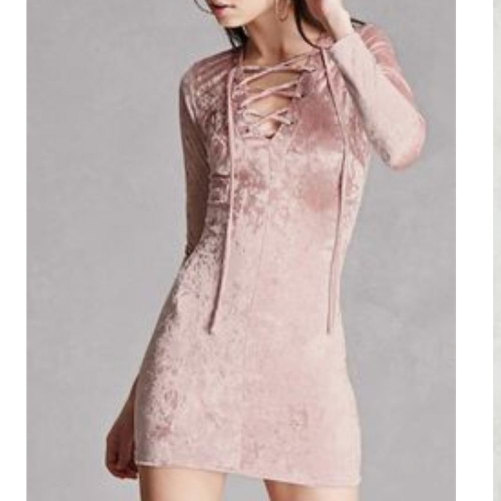 Forever 21 Crushed Velvet Dress